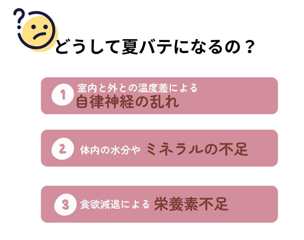 どうして夏バテになるの